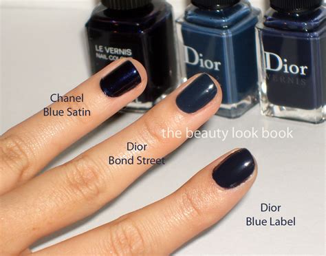 Deep Blues: Chanel Blue Satin, Dior Bond Street